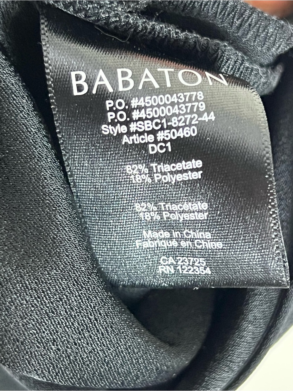 ARITZIA BABATON BRANSON BLACK CREPE JUMPSUIT Size 0 XS - Picture 12 of 16